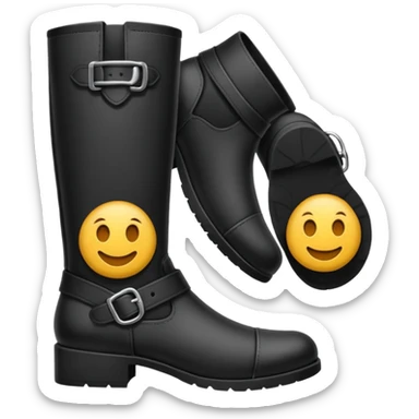 Сапоги с бантиком sticker