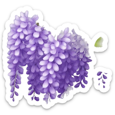 Wisteria sticker