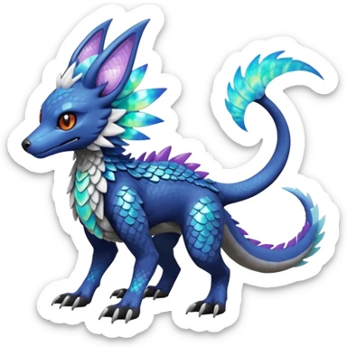  exotic Fakémon-Pokémon-Trico-Protogen-Primagen-Sergal-Nargacuga-Vernid-creature sticker