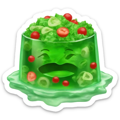 Green jello salad  sticker