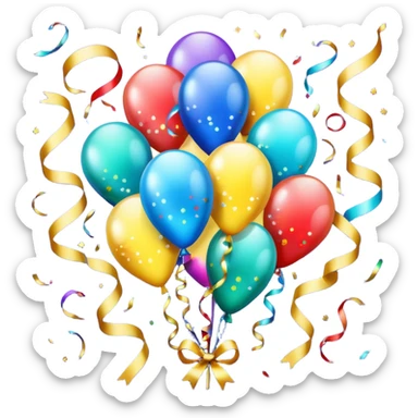 new years eve decor  sticker