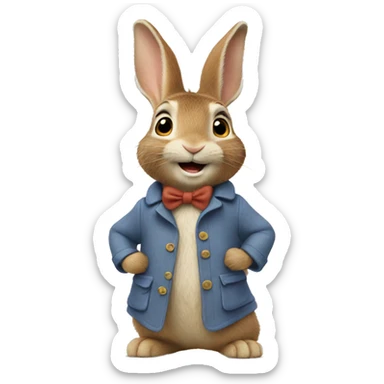 Peter Rabbit sticker