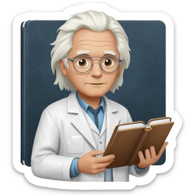 Doc Brown from Back to the Future, The Planner
"By Zeus! We must fill the calendar before the space-time continuum collapses!" sticker