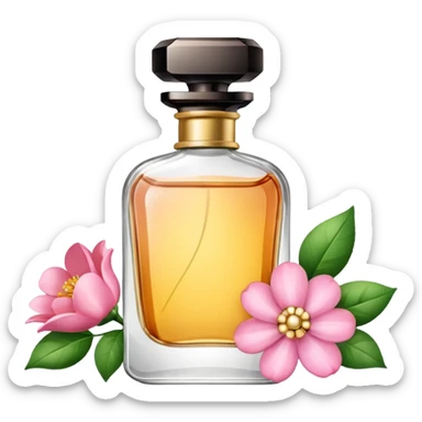 simple perfume sticker