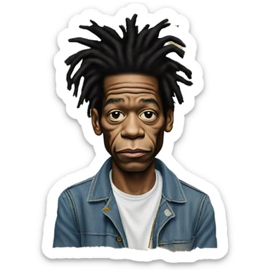 Jean-Michel Basquiat sticker