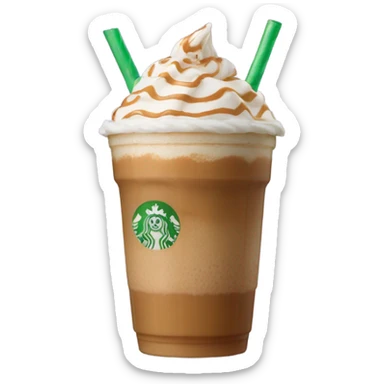 Caramel Crème Frappuccino  sticker