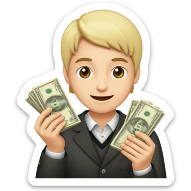 money playing na na a boo boo sticker