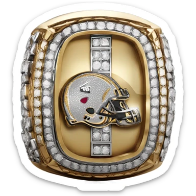 Super Bowl ring sticker