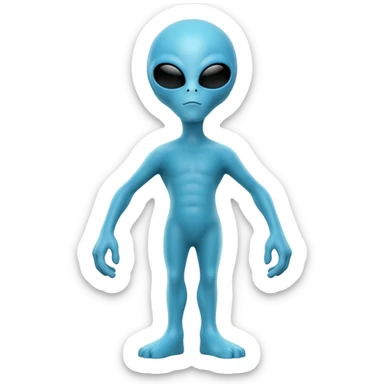 alien labubu sticker
