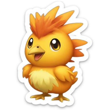 Torchic sticker