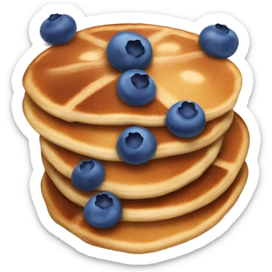 Blueberry pancakes  sticker