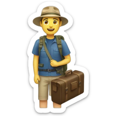 turist guide SOS sticker