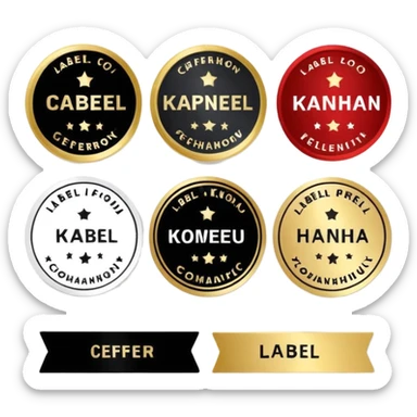 Эмодзи в Telegram для кофейной компании LABEL. Цветовая палитра: #FFFFFF, #F7FD02, #D3D3D3, # 242424 sticker