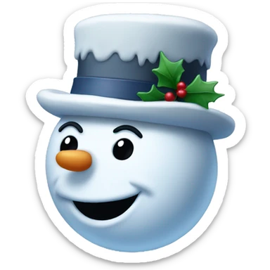 Frosty the snowman sticker