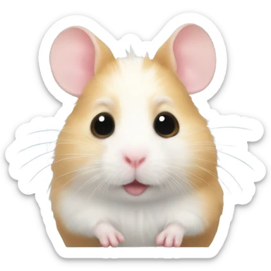 angel hamster  sticker
