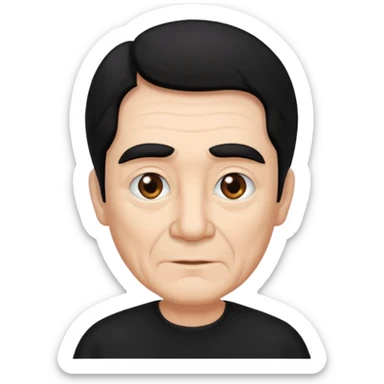 elves with braided hair old man black dress  sticker