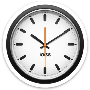 white hours  sticker