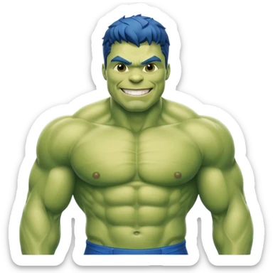 hulk namorando sticker
