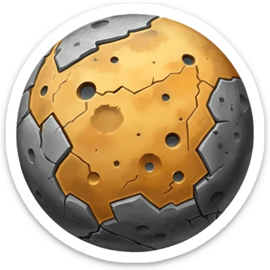 Mercury planet sticker