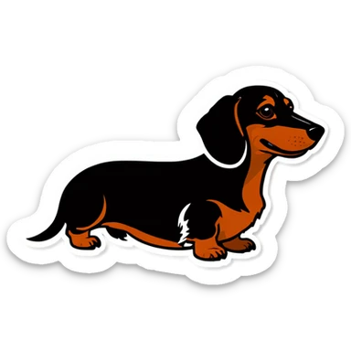 dachshund  sticker
