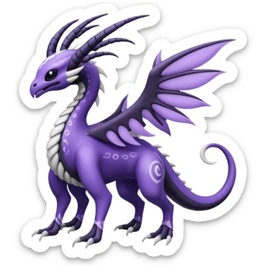 Lunala-Yvelt-Palkia-Fakémon-hybrid-creature (full body)  sticker