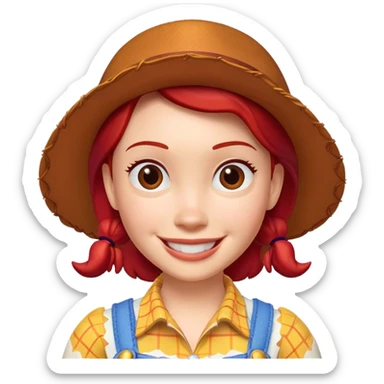 Smile Jessie Toy Story sticker