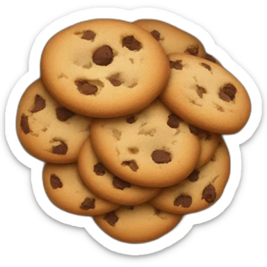 bowl of cookies sticker