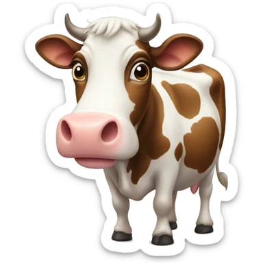 Cow  sticker