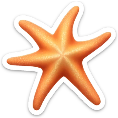 Alien starfish sticker