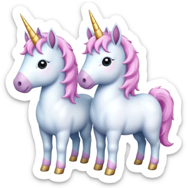 Unicorn love sticker