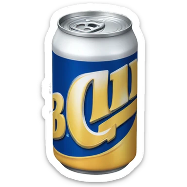 can of busch light sticker