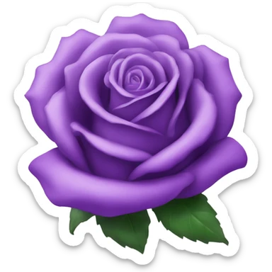 Purple roses sticker