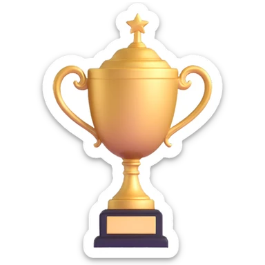 Winner's Cup trophy sticker