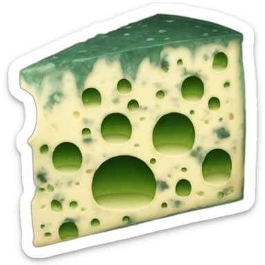 moldy cheese sticker