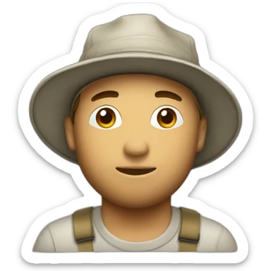 No fisher hat. Basecap work backwards.  sticker