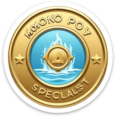 Monopoly hydro specialist badge  sticker