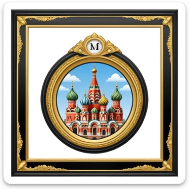 moscow metro sticker