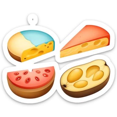Saturated and unsaturated fats sticker