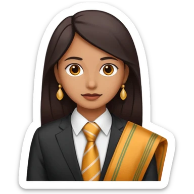 tie and saree sticker