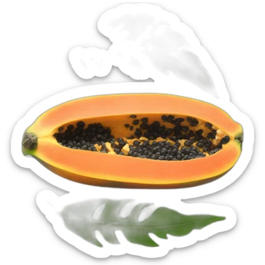 papaya mclaren sticker