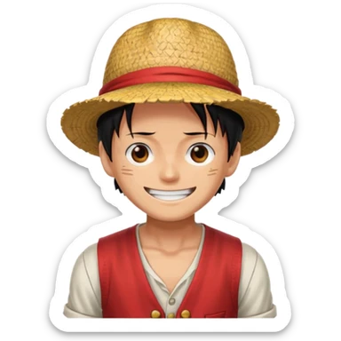 Luffy one piece  sticker
