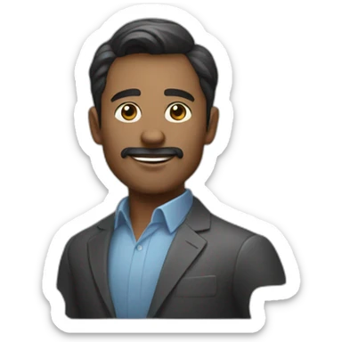 man created telegram channel sticker