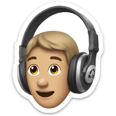 add podcast headphones to this image sticker