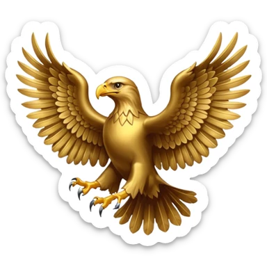 Bicephalous Eagle sticker