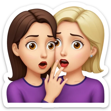 Talking gossip sticker