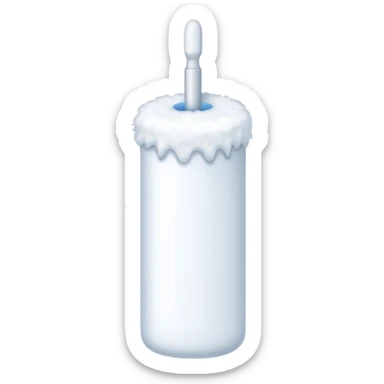 Cotton swabs sticker