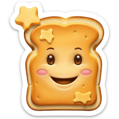 Grilled cheese person sticker