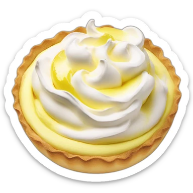 tarte citron meringue sticker