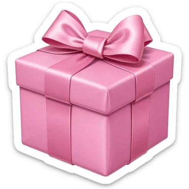 pink present sticker