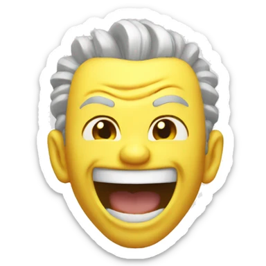 Cooler from dbz laughing emoji sticker